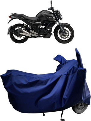 Amexride Two Wheeler Cover for Yamaha(FZS-FI V3 BS6 BS6, Blue)