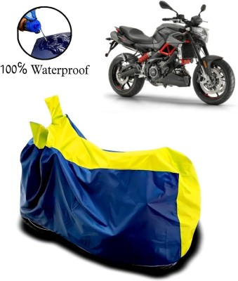 APNEK Waterproof Two Wheeler Cover for Aprilia(Shiver 900, Yellow, Blue)