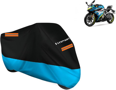 Horseyaart Waterproof Two Wheeler Cover for CFMoto(300, Blue)
