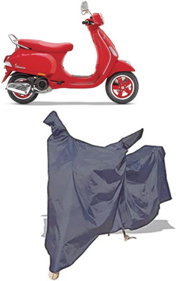 Amexride Two Wheeler Cover for Vespa(Urban Club BS6, Grey)