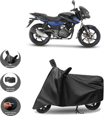 DeepShakshi AUTOMOTIVE Waterproof Two Wheeler Cover for Bajaj(Pulsar 150 DTS-i, Black)