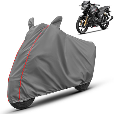 AUTOMOZEXO Waterproof Two Wheeler Cover for TVS(Apache RTR 180, Grey)