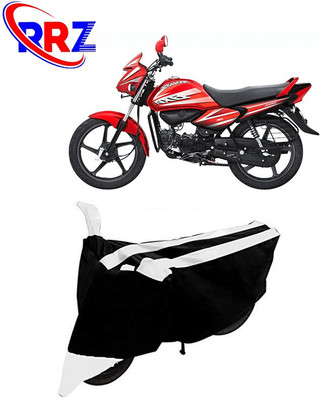 RRZ Waterproof Two Wheeler Cover for Hero(Splendor NXG, Black, White)