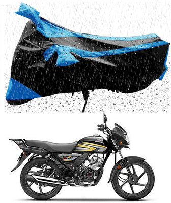 Mdstar Waterproof Two Wheeler Cover for Honda(CD 110 Dream, Blue, Black)