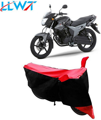 KPIND Waterproof Two Wheeler Cover for Yamaha(SZ R, Black, Red)