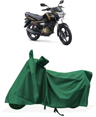 Tricway Two Wheeler Cover for TVS(Victor Premium BS6, Green)
