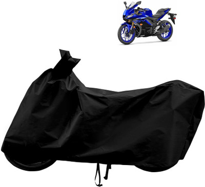 Horseyaart Waterproof Two Wheeler Cover for Yamaha(YZF R3, Black)