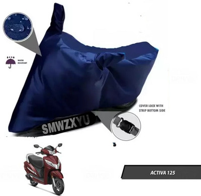 smwzxyu Waterproof Two Wheeler Cover for Honda(Activa, Blue)