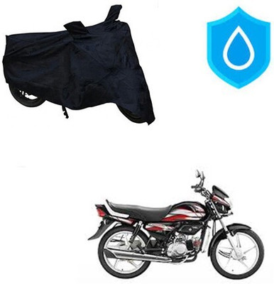 DeepShakshi AUTOMOTIVE Waterproof Two Wheeler Cover for Hero(HF, Black)