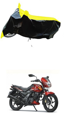 VESMEI Two Wheeler Cover for TVS(Flame DS 125, Yellow)