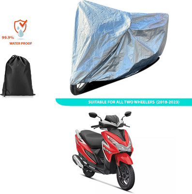 CODOKI Waterproof Two Wheeler Cover for Honda(Grazia, Silver)