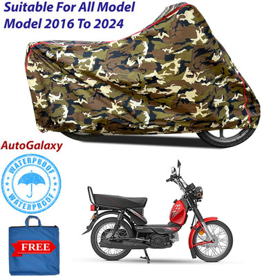 AutoGalaxy Waterproof Two Wheeler Cover for Bajaj(Platina 100 DTS-i, Multicolor)