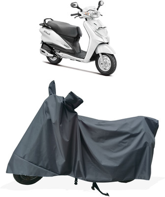 Tricway Two Wheeler Cover for Hero(Duet VX 110CC BS6, Grey)