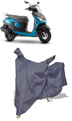 Amexride Two Wheeler Cover for Yamaha(Alpha BS6 BS6, Grey)