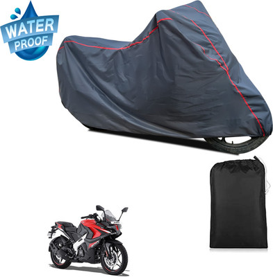 GOSHIV-car and bike accessories Waterproof Two Wheeler Cover for Bajaj(Pulsar RS200 BS6, Grey)