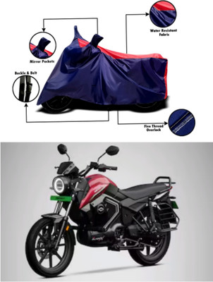 RAQTRO Waterproof Two Wheeler Cover for Revolt(Motors E-Bike, Maroon)