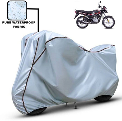 Delphinium Waterproof Two Wheeler Cover for Bajaj(Platina 100, Grey)