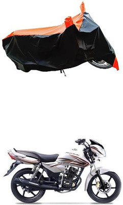 VESMEI Two Wheeler Cover for Vespa(Piaggio Elettrica, Orange)