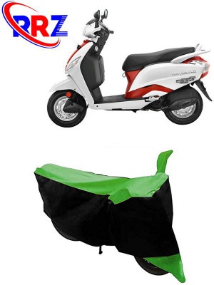 RRZ Waterproof Two Wheeler Cover for Hero(Maestro, Black, Green)