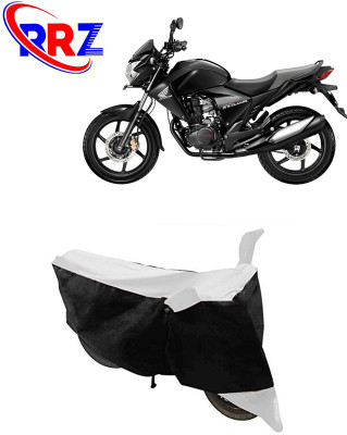 RRZ Waterproof Two Wheeler Cover for Honda(CBF150, Black, White)