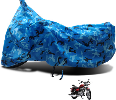 Euro Care Waterproof Two Wheeler Cover for Royal Enfield(Thunderbird 500, Blue)