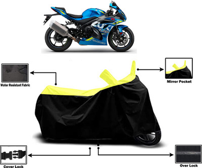 Amexride Two Wheeler Cover for Suzuki(GSX-R1000 ABS, Yellow)