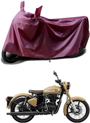 THE REAL ARV Waterproof Two Wheeler Cover for Royal Enfield(Classic 350, Maroon)