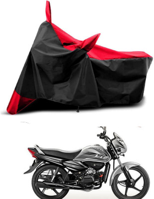 KEDIT Two Wheeler Cover for Hero(Splendor NXG, Red, Black)