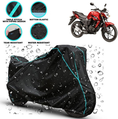 kerwa Waterproof Two Wheeler Cover for Yamaha(FZ-S FI, Black)