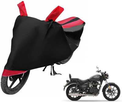 Auto Hub Two Wheeler Cover for Royal Enfield(Meteor, Red)