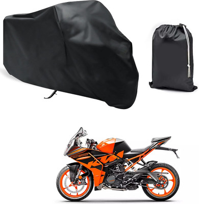 PAGORA Waterproof Two Wheeler Cover for KTM(RC 200 BS6, Black)
