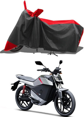 Mdstar Waterproof Two Wheeler Cover for Ola(Roadster, Red, Black)
