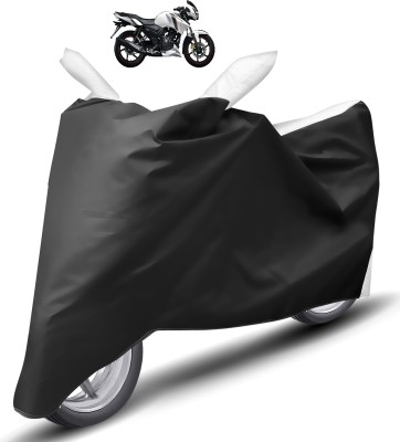 Caronix Two Wheeler Cover for TVS(Apache RTR 160, White)