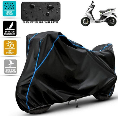 MISSION COLLECTION Two Wheeler Cover for Hero(HF Deluxe, Black, Blue)