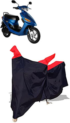 Amexride Two Wheeler Cover for Indus(Yo Electron, Black)