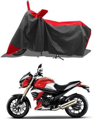 KEDIT Two Wheeler Cover for Mahindra(MOJO XT 300, Red)