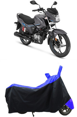 Coxtor Waterproof Two Wheeler Cover for Hero(New Glamour, Blue)