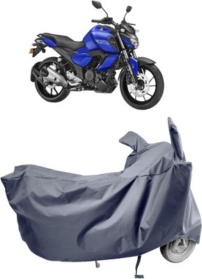 Amexride Two Wheeler Cover for Yamaha(FZ FI BS6, Grey)
