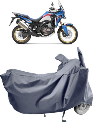 Amexride Two Wheeler Cover for Honda(Africa Twin, Grey)