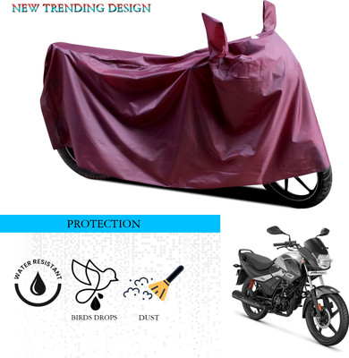 SnehaSales Waterproof Two Wheeler Cover for Hero(Passion Pro i3S, Maroon)