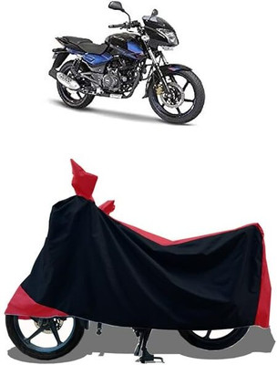 KEDIT Two Wheeler Cover for Bajaj(Pulsar 180 DTS-i, Red)