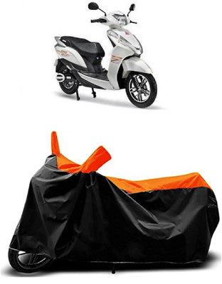 VESMEI Two Wheeler Cover for Ampere(Magnus, Orange)