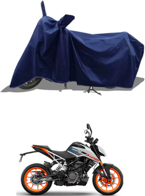 Mdstar Waterproof Two Wheeler Cover for KTM(125 Duke BS6, Blue)