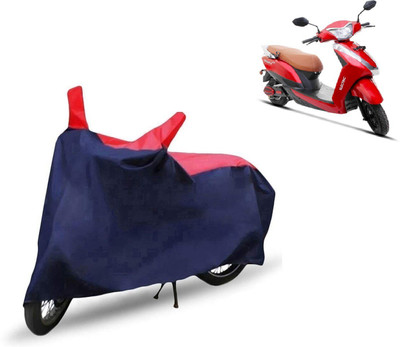 MMSSTAR Waterproof Two Wheeler Cover for Ampere(Magnus, Red, Blue)