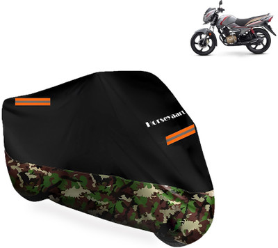 Horseyaart Waterproof Two Wheeler Cover for TVS(Victor BS6, Multicolor)