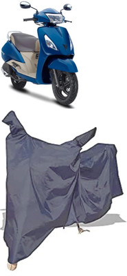 Amexride Two Wheeler Cover for TVS(Jupiter Grande, Grey)