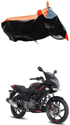 VESMEI Two Wheeler Cover for Bajaj(Pulsar 180NS, Orange)