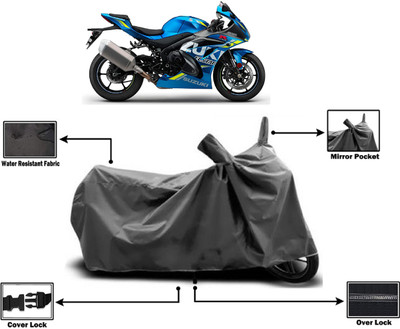 Amexride Two Wheeler Cover for Suzuki(GSX-R1000 ABS, Grey)