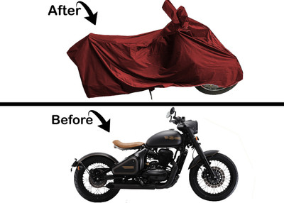 Archistylo Waterproof Two Wheeler Cover for JAWA(Perak, Maroon)