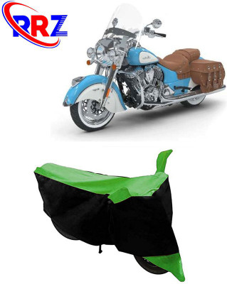 RRZ Waterproof Two Wheeler Cover for Indian(Chief Vintage, Black, Green)